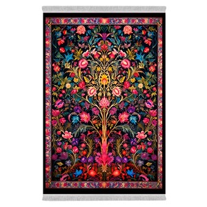 فرشینه دفه از جنس پارچه هازان مخمل ترک طرح مدرن کد 52