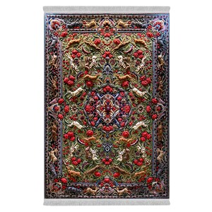 فرشینه دفه از جنس پارچه هازان مخمل ترک طرح مدرن کد 62