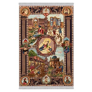 فرشینه دفه از جنس پارچه هازان مخمل ترک طرح مدرن کد 64