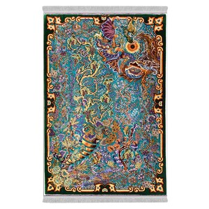 فرشینه دفه از جنس پارچه هازان مخمل ترک طرح مدرن کد 69