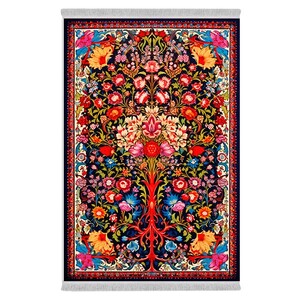 فرشینه دفه از جنس پارچه هازان مخمل ترک طرح مدرن کد 85