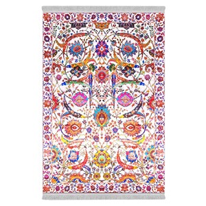 فرشینه دفه از جنس پارچه هازان مخمل ترک طرح مدرن کد 120