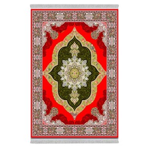 فرشینه دفه از جنس پارچه هازان مخمل ترک طرح مدرن کد 124