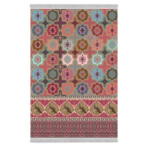 فرشینه دفه از جنس پارچه هازان مخمل ترک طرح مدرن کد 287