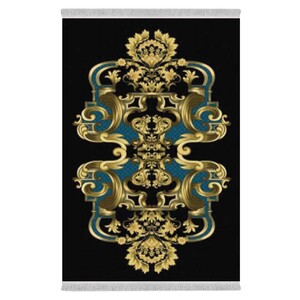 فرشینه دفه از جنس پارچه هازان مخمل ترک طرح مدرن کد 330