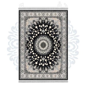 فرشینه دفه از جنس پارچه هازان مخمل ترک طرح مدرن کد 420