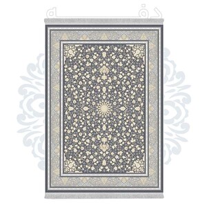 فرشینه دفه از جنس پارچه هازان مخمل ترک طرح مدرن کد 421