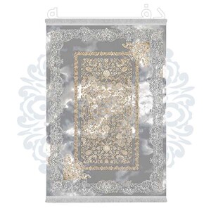 فرشینه دفه از جنس پارچه هازان مخمل ترک طرح مدرن کد 432