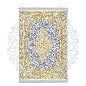 فرشینه دفه از جنس پارچه هازان مخمل ترک طرح مدرن کد 434