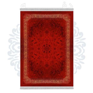 فرشینه دفه از جنس پارچه هازان مخمل ترک طرح مدرن کد 498