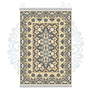 فرشینه دفه از جنس پارچه هازان مخمل ترک طرح مدرن کد 507