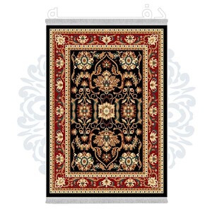 فرشینه دفه از جنس پارچه هازان مخمل ترک طرح مدرن کد 512