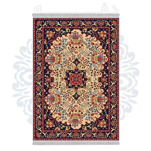 فرشینه دفه از جنس پارچه هازان مخمل ترک طرح مدرن کد 521