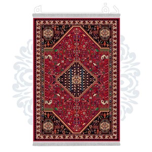 فرشینه دفه از جنس پارچه هازان مخمل ترک طرح مدرن کد 522