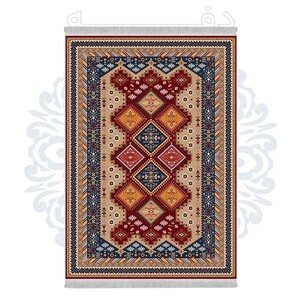 فرشینه دفه از جنس پارچه هازان مخمل ترک طرح مدرن کد 525