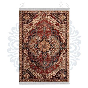 فرشینه دفه از جنس پارچه هازان مخمل ترک طرح مدرن کد 533