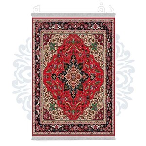 فرشینه دفه از جنس پارچه هازان مخمل ترک طرح مدرن کد 536