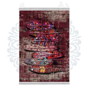 فرشینه دفه از جنس پارچه هازان مخمل ترک طرح مدرن کد 540