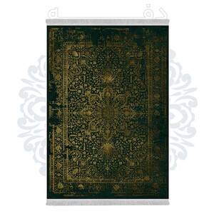 فرشینه دفه از جنس پارچه هازان مخمل ترک طرح مدرن کد 541