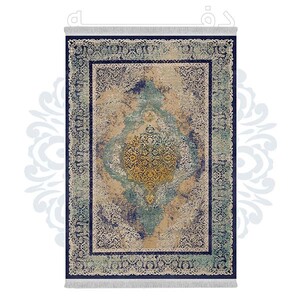 فرشینه دفه از جنس پارچه هازان مخمل ترک طرح مدرن کد 551