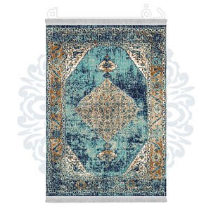 فرشینه دفه از جنس پارچه هازان مخمل ترک طرح مدرن کد 552