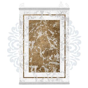 فرشینه دفه از جنس پارچه هازان مخمل ترک طرح مدرن کد 556