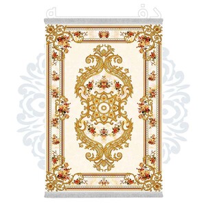 فرشینه دفه از جنس پارچه هازان مخمل ترک طرح مدرن کد 570