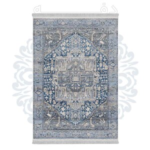 فرشینه دفه از جنس پارچه هازان مخمل ترک طرح مدرن کد 579