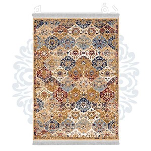 فرشینه دفه از جنس پارچه هازان مخمل ترک طرح مدرن کد 583