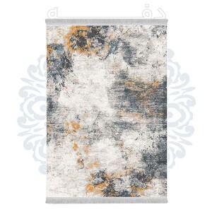 فرشینه دفه از جنس پارچه هازان مخمل ترک طرح مدرن کد 593