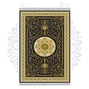 فرشینه دفه از جنس پارچه هازان مخمل ترک طرح مدرن کد 598