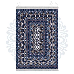 فرشینه دفه از جنس پارچه هازان مخمل ترک طرح مدرن کد 603