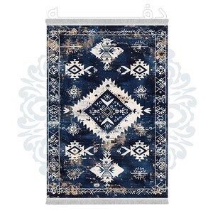 فرشینه دفه از جنس پارچه هازان مخمل ترک طرح مدرن کد 605