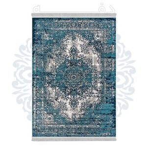 فرشینه دفه از جنس پارچه هازان مخمل ترک طرح مدرن کد 620