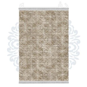 فرشینه دفه از جنس پارچه هازان مخمل ترک طرح مدرن کد 633