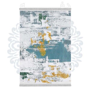 فرشینه دفه از جنس پارچه هازان مخمل ترک طرح مدرن کد 638