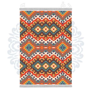 فرشینه دفه از جنس پارچه هازان مخمل ترک طرح مدرن کد 665