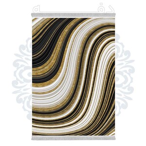 فرشینه دفه از جنس پارچه هازان مخمل ترک طرح مدرن کد 669