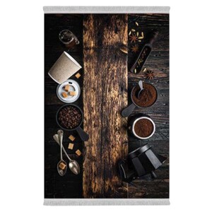 فرشینه دفه از جنس پارچه هازان ترک طرح آشپزخانه کد 19