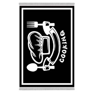 فرشینه دفه از جنس پارچه هازان ترک طرح آشپزخانه کد 36