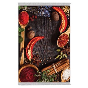 فرشینه دفه از جنس پارچه هازان ترک طرح آشپزخانه کد 48