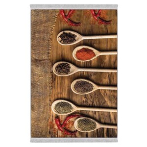 فرشینه دفه از جنس پارچه هازان ترک طرح آشپزخانه کد 51