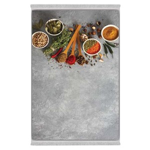 فرشینه دفه از جنس پارچه هازان ترک طرح آشپزخانه کد 55