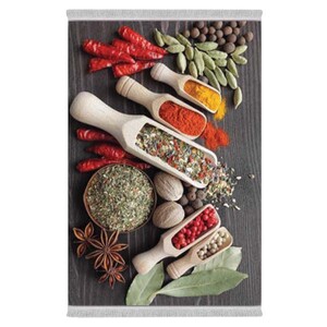 فرشینه دفه از جنس پارچه هازان ترک طرح آشپزخانه کد 61