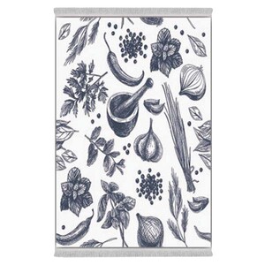 فرشینه دفه از جنس پارچه هازان ترک طرح آشپزخانه کد 68