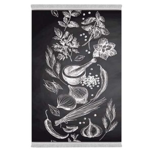 فرشینه دفه از جنس پارچه هازان ترک طرح آشپزخانه کد 75