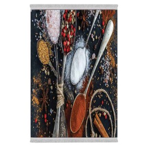 فرشینه دفه از جنس پارچه هازان ترک طرح آشپزخانه کد 86