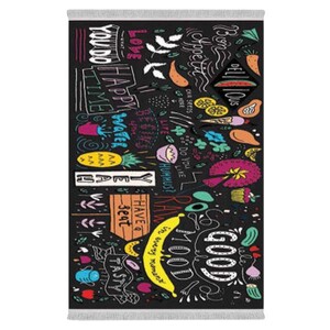 فرشینه دفه از جنس پارچه هازان ترک طرح آشپزخانه کد 87