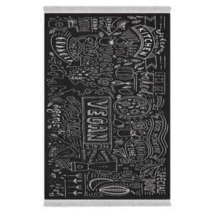 فرشینه دفه از جنس پارچه هازان ترک طرح آشپزخانه کد 88