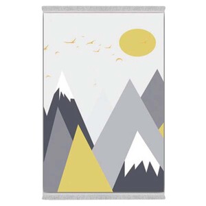 فرشینه دفه از جنس پارچه شانل ترک طرح فانتزی کد 6